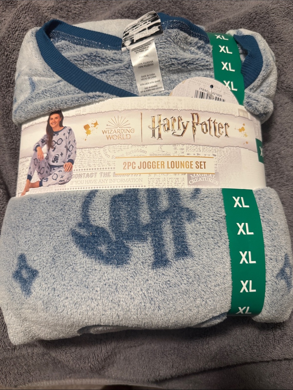 Harry Potter 2pc Jogger Lounge Set - Light Blue